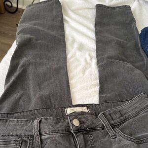 Madewell Washed Charcoal Slim Jeans